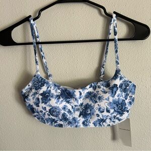 NWT Abercrombie & Fitch Floral Swimsuit Bikini Top